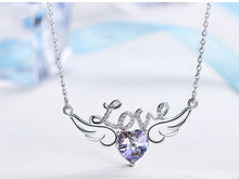 Load image into Gallery viewer, CDE Love Angel Necklace with Swarovski Crystals