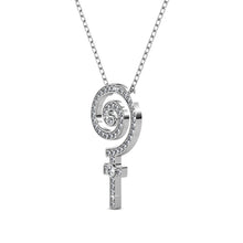 Load image into Gallery viewer, Destiny Mary Halo Necklace with Swarovski Crystals