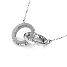 Load image into Gallery viewer, Destiny Mila Necklace with Swarovski Crystals - White