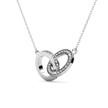 Load image into Gallery viewer, Destiny Mila Necklace with Swarovski Crystals - White