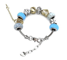 Load image into Gallery viewer, Destiny Jewellery MyLady charm Bracelet embellished with Swarovski crystals-available in 3 colours