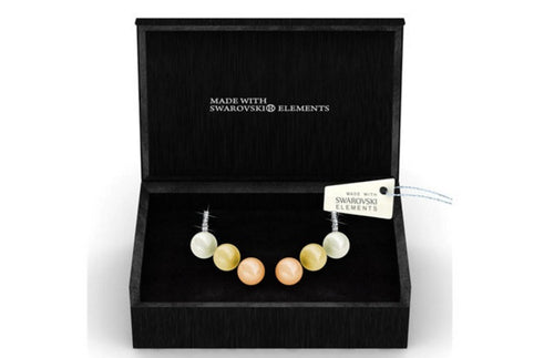 Destiny Jewellery Sophie Pearl set earrings embellished with Swarovski crystals