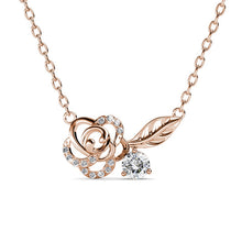 Load image into Gallery viewer, Destiny Blooming Rose Set With Crystals From Swarovski® - Rose gold